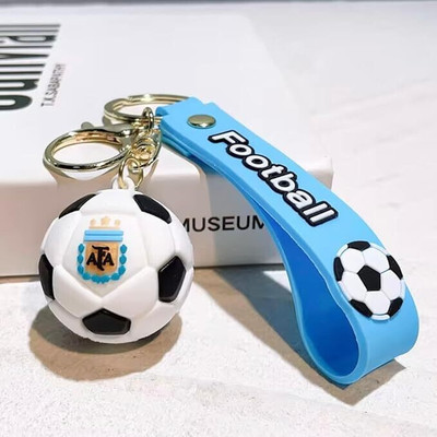 BBG NEW_Trendy Soccer 3D football keychain with strap for boys & girls Key Chain