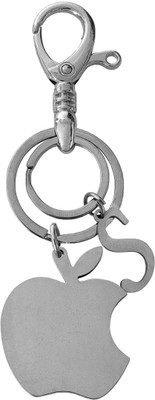 Shiv Jagdamba Personalized Apple With Alphabet S Keychain LCKShiv015 Key Chain
