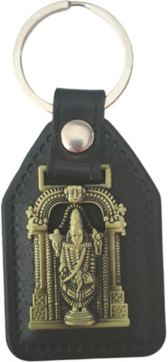 M Men Style Religious Tirupati Balaji God Antique Leather Keychain Skey2024150 Key Chain