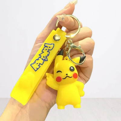 Syshri 3D Cute Cartoon Couple Keychain for Bags, Scooty & Car – Stylish Gift Idea Key Chain