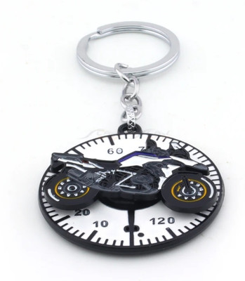 JAINSON MARTIN Unique And Stylish Rotating Bike Keychain for Boys Key Chain