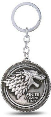 SHRI JI GOT Keychain Rotating Spinning Keychain Silver Key Chain