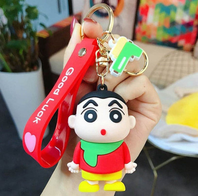 SHRI JI SHINCHAN in Winter Look with Muffler Keychain with Strap Key Chain