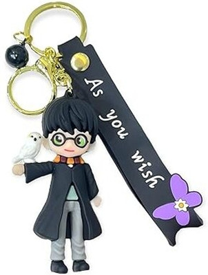 GKM Cute Harry Potter with owl premium quality keychaian with hook & strap Key Chain