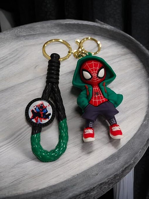 gtrp SpiderMan Cartoon Characters Keychain for Girls Boys, Cute Silicon Keychains 009 Key Chain