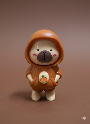 BEBOTA CAPEBERA BROWN COLOR EACE EXPRESSION CHANGER PLASTIC KEYCHAIN PLAYTOY PACK OF 1 Key Chain