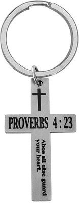 Shiv Jagdamba Religious Above All Else Guard Your Heart (Proverbs 4.23)Keychain LSKShiv22027 Key Chain