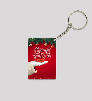 Special Trend Hub Mystery Gift Vibes With Secret Santa Printed Keychain Pack of 2 Key Chain