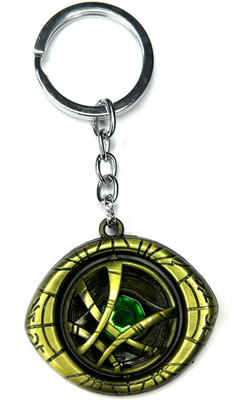 FLAMBE Marvel Avengers Dr Strange Eye 180 Degree Rotating Keychain Key Chain