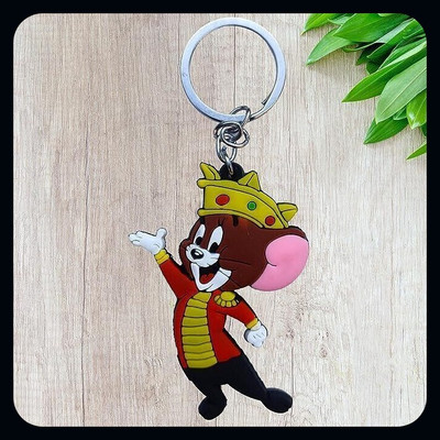 MAG BEE Double-Sided Rubber Jerry in King Jerry - Design 2-Premium Key Chain