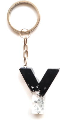 Swasti RESIN BLACK KEYCHAIN-Y Key Chain
