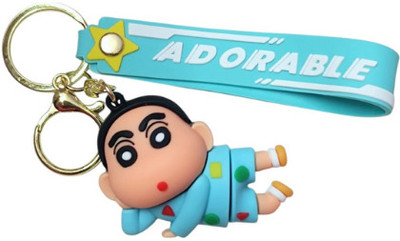 PEARLISH Shinchan 3D Silicone Keychain Key Chain