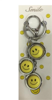 VS Club SMILEY_KEYCHAIN_YELLOW_3RING Key Chain