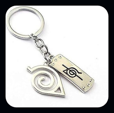 Jainzon Naruto Headband and Leaf Fancy Keychain | Keyring and Bag Hanging-S220_x78 Key Chain