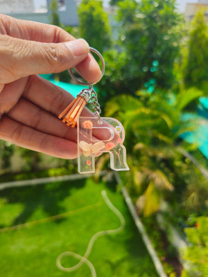 Atharva Creation Resin Keychain Key Chain