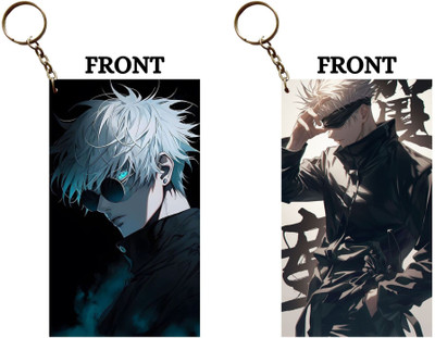 Hariyaali Enterprises LLP Jujutsu Kaisen GOJO GOJO GOJO BEAUTIFUL Unique Style 2 pcs Combo Key Chain