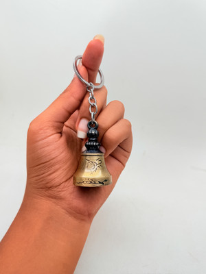 GT Gala Time Guardian Bell Keychain Everyday Protection Gud Luck Gift Biker Bag Charm Tibetan Key Chain