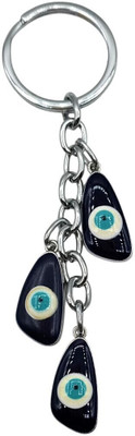 Tej Gifts Evil Eye Keychain for Bike/Car Gifting,Negative Energy Good Luck Charm Key Chain