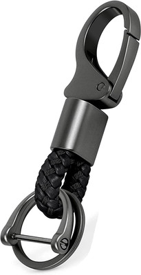 Campark Braided Keychain Leather Strap Keyring Accessories Car Ring PU Rope Hook Key Chain