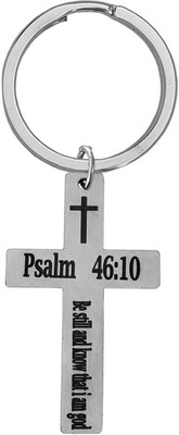 M Men Style Be Steel And Know That I am God (Psalm 46.10) Keychain LSK220175 Key Chain