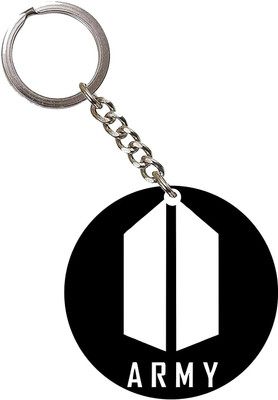 Convay BTS Army Logo heart Shape KeyChain set 4 Key Chain