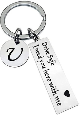 MOHIT CRAFT U latter Drive Safe Keychain Gifts for Boyfriend Couple Husband Dad Birthday Key Chain