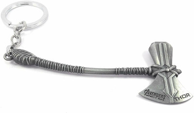 gtrp Keychain King Silver Avengers Infinity War Thor Axe Keychain Key Chain Key Chain