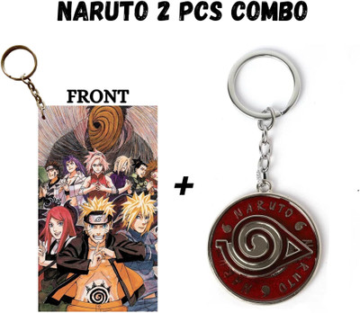 Hariyaali Enterprises LLP Naruto EVERYONE CAME TOGETHER TO BEAT OBITO UCHIHA Unique Style 2 pcs Combo Key Chain