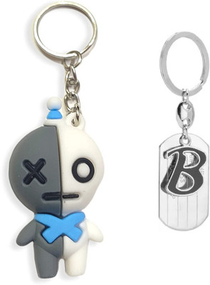 Newview VAN B BLADE ALPHABET BTS Army Characters 3D Rubber Keychain and Keyring Key Chain