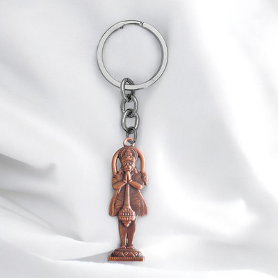 Sullery God Ram Bhakat Pawanputra Bajrangbali Hanuman Gada Metal Keychain Skey2024144 Key Chain