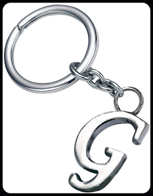 gtrp Trendy-Alphabet Letter G Metal Key Chain