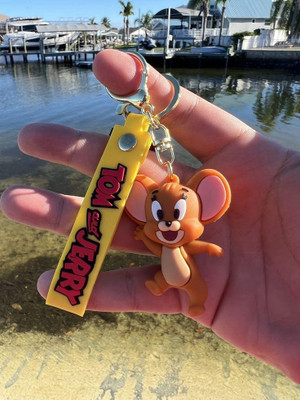 SHRI JI Classic Jerry Keychain Yellow Strap Key Chain