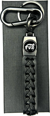 FLAMBE New tvsbike Black Cross Design Belt Keychain Key Chain