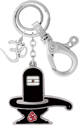 MGP FASHION High Quality Gift Keyring Bholenath Shivling Alphabet OM Key Chain