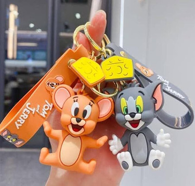 Vadhavan 3D Tom and Jerry fan merchandise Classic animation keychain Key Chain