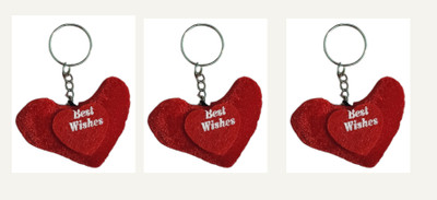 Shreeji Makeover 3 pcs Heart_001 Key Chain