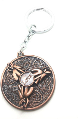 kenma Rotating 3 Love Heart Dancing Couple Keychain Key Chain