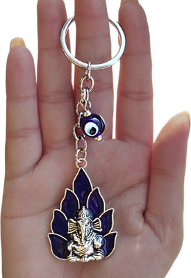 Paper Being - Evil Eye & Lord Ganesha Fancy Keychain & Keyring – For Bags, Bike, Car, Keys Key Chain