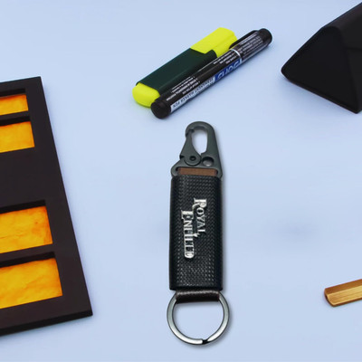 VS Club ROYALENFIELD_HOOK_BLACK Key Chain