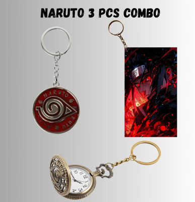 Hariyaali Enterprises LLP Naruto ITACHI IS SO ANGRY HIS EYES ARE RED Unique Style 3 pcs Combo Key Chain