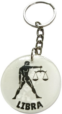 IG Crafter Ultra Shiny Handmade Libra Zodiac Sign Key Chain