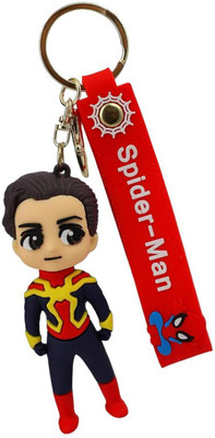 Keychain gallery Super Hero With Dynamic Action Packed Design 3D Silicon Key Chain