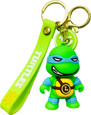 GKM L Ninja Turtle action pvc keychain with hook Key Chain