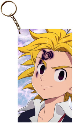 Hariyaali Enterprises LLP Seven Deadly Sins MELIODAS THE MARK ON THE HEAD Anime Key Chain