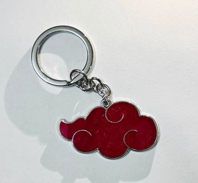 SRG Premium Metal RED NARUTO LOGO Keychain Key Chain