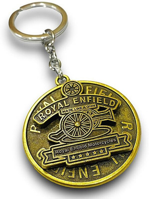 BBG NEW_Imported Metallic Rotating Key chain for Royal RE Bullet bike Key Chain