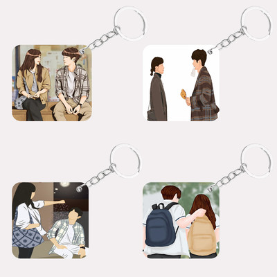 GS STUDIO OUR BELOVED SUMMER-k-drama-keychains |Smooth and shining keychain. Key Chain