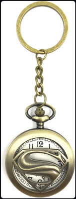 gtrp Superman Antique Pocket Watch Utility Keyring/Jewellery-A Key Chain
