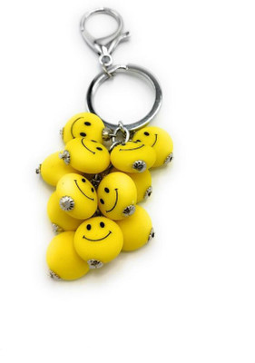VS Club SMILEY_KEYCHAIN_YELLOW_12BUNCH Key Chain