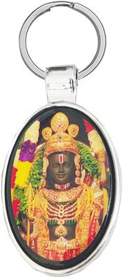 M Men Style Religious Shri Ram Lalla Idol Bikes/Car/Office Keychain SKey202435 Key Chain